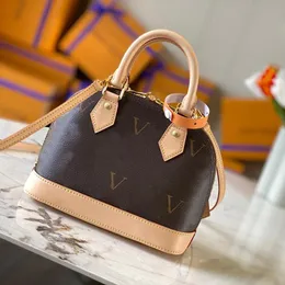10A Mirror Luxury Tote Classic Fashion Slant Bag Women's Designer Purse Coffee Flower Cowhide Wrist Bag M57426