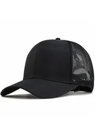 Kapity kulkowe 62-68 cm Big Head Man plus size Baseball Cap Men Summer Cienka poliesterowa siatka ciężarówka