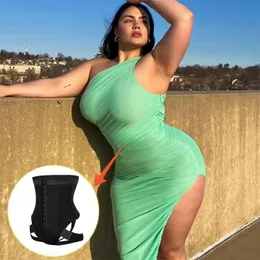 Paski Mankiet Tummy Trener Kobieta Wyjątkowa ShapeWear 2-w-1 wysoka talia