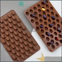 Domowe jadalnia Wysokiej jakości mini fasolka kawy czekoladowa formy cukierki ręcznie robione ciasto dekoracja upuszcza 2021 Mody pieczenia