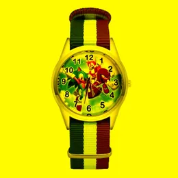 Principais relógios de punho desenho animado de moda Pretty Hedgehog Style Watches Women's Girls Student Boy Children Nylon Strap Quartz Watch Watch CLCOK JC12