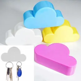 Hooks Rails Wolkenform Magnete Wandschlüsselhalterschlüssel sicher rosa/gelbhooks