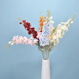 Декоративные цветы венки 87 см. Гиацинт фиолетовый цветочный цветочный фальшивый шелк