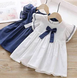 Baby Summer Dress Girls Dress 2020 New Baby Dresses Tassel Hollow Out Design Princess Dress Kids Clothes Children's Clothing G220506