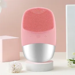 Electric Face Cleanser Cleansing Brush Scrubber Skin Massager 220630