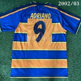 1998 1999 PARMAS RETRO SOCCER JERSEY CRESPO ADRIANO BUFFON THURAM Thailandia CAMICIA Qualità 2002 2003 vintage MAGLIA kit uomo Maillots de football jersey