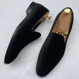 Loafers Erkek Ayakkabı Sahte Süet Süet Renk Moda İş Partisi Günlük All Maç Basit Slip-On Klasik Elbise Ayakkabı Cp123