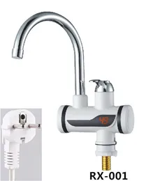 Exibição digital Instant Instant Hot Water Tap 220V 110V Fast Aquecimento elétrico TAP INSTANTA Aquecimento elétrico Torneira de água elétrica