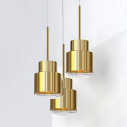 Pendelleuchten Nordic Gold Suspension Luminaria Schmiedeeisen Glas E14 Schlafzimmer Nachttisch Restaurant Bar Kaffee Industrielle BeleuchtungPendelleuchte