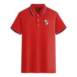 Club Atlético River Plate Men and Women Polos Mercerited Bawełniane Lape Logo T-Shirt Logo T-Shirt T-Shirt Logo