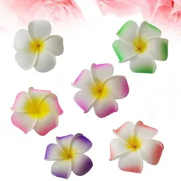 Dekoracyjne kwiaty wieńce PCS Wommen Fałszne jajko symulacja kwiatów Plumeria fryzury