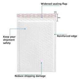 Gift Wrap Pcs 16x21 4 Cm White Bubble Mailing Self-Sealing Padded Envelope Transport Bag Suitable For Offices Homes And ShopsGift