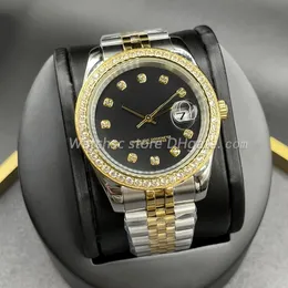 Watchsc - 41 mm 36 mm ruch automatyczny zegarek mechaniczny męski damska ramka stalowa stalowa Diamentowa dama wodoodporna Lumainous wysokiej jakości 31 mm 28 mm zegarki 001