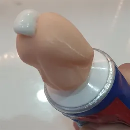 Funny Cover Penis Topper Household Device Lazy Toothpaste Tube Squeezer Press Bathroom Supplies 220727