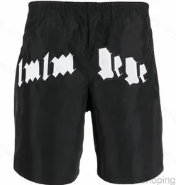 Shorts Masculino Feminino Estilistas Calça Curta Letra Estampada Tira Cinta Roupas Casual de Cinco Pontos Roupas Verão Praia Palms Vestuário Corredor Masculino 18 anos