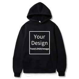 Özelleştirilmiş Hoodie Kişiselleştirilmiş Öğrenci Gündelik Özel Baskılı Metin DIY XS 3XL 220722