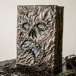Unik nekronomicon ond död bok inte 3D anteckningsbok dekorationer skräckfilm prop gåvor död stavbok för hem skrivbordsdekor 220711