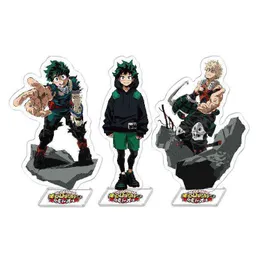 Mój bohater Akcja Figurki Midoriya Bakugou Todoroki Asui Charakter Boku No Hero Acrylic Acrylic Stand Models Kolekcja AA220318