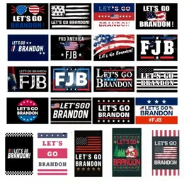 Flagi DHL 3x5 FT 90 * 150 cm pozwala Go Brandon Save America ponownie Trump Flag na 2024 prezydent Wybory U.S. Design Custom