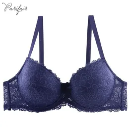 PariFairy Floral Lace Cover Cotton Lined Bra Sexy Bh Push Up Underwear Women Sheer Bras Female Brassiere Lingerie 220511