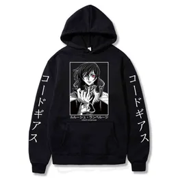 Anime Hoodie Code Geass Hoodied Långärmad Streetwear Harajuku Sweatshirt Män / Kvinnor Unisex Sport Hoody