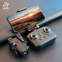 Jinheng XT6 Mini Drone 4 K 1080 P HD Kamera WIFI FPV Hava Basıncı Rakım Tutun Katlanabilir Quadcopter RC Dron Çocuk Oyuncak Erkek Hediye 220321