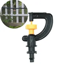 Pulverizador automático de irrigação automático de 200pcs com 14 "Garden de grãos de grãos de 14" B na estufa giratória bico M414A Y200106