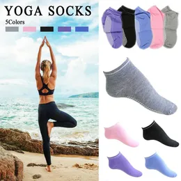 Sports Socks Heilsa Breathable Anti-friction Yoga Silicone Non Slip Pilates Barre Floor With GripsSports