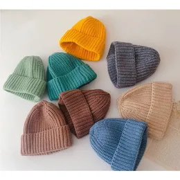 Czapki czapki ciepłe dziecko zima dla dzieci dzieci dzianina chłopięcy czapka ba 220823