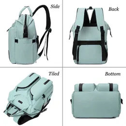 NXY School Bags New Oxford Women Backpacks 다기능 숙녀 방수 어깨 배낭 대용량 엄마 아기 교환 기저귀 220802