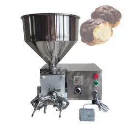 Máquina de encher de preenchimento de chocolate com bolo de sobremesa de creme de manteiga