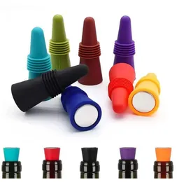 UPS Bar tools Reusable Silicone Wine Stoppers Sparkling Beverage Bottles Stopper With Grip Top For Keep the Wine Fresh Professional Saver Toppers