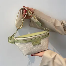 Женские поясные сумки на молнии, нагрудная сумка, роскошная дизайнерская сумка, качественная женская сумка из искусственной кожи, модная женская сумка через плечо 220621