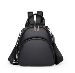 Designer multifunktion ryggsäck 100% äkta läder damer axelväska hög kvalitet kvinnor handväska lyx kvinnlig crossbody väska