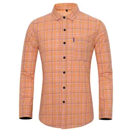 Camisas de vestido masculinas Men 2022 MONS MONOS TENDÊNCIAS DE RESULTADOS DE NEGÓCIOS CAMISA DO PLAID CASSO CASUAL DE MANEIRA LONGO DO LONTA