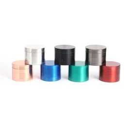 New zinc alloy four-layer smoke grinder 63/55/50/40mm tobacco grinder smoking accessories