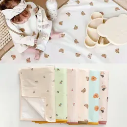 Återanvändbar babybyte mattor täcker babyblöja madrass blöja för födda vattentäta byte klappar flool lek matta 220726