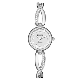 Zegarek do college'u w stylu college'u Mała drobna bransoletka zegarek moda Diamond Student Montre Femme Luxe de Marque for Womenwristwatches