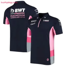 2022 Yeni F1 Formula One Racing Team Polo Gömlek Sezonu Motorsport Point T-Shirt Nefes Alabilir Kısa Kollu Araba Fan Giyim 5QSW