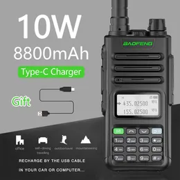Baofeng UV-13 Pro Walkie Talkie High Power 999 Channel Dual Band UHF VHF Radio Transmitter Type-C Charger UV-10R Two Way Radio
