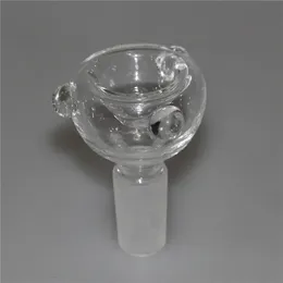 10mm 14mm Glasschale Außengelenkgriff Schöne Schiebeschale Stück Rauchzubehör für Bongs Wasserpfeifen