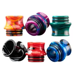 Epoxy Resin 810 drip tips in good price Mouthpiece For Vaporizer Atomizers TFV12 prince TFV8 Tank Mixed Color