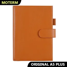 Notepadler Moterm Orijinal Serisi A5 Plus Hobonichi Kuzen Defter için Kapak Gerçek çakıllı tahıl deri planlayıcı organizatör Agentanotepads