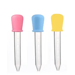 Multifunktion Baby Droper Medicine Feeder med Graduated Pipette Liquid Food Droper Spädbarnsredskap 5 ml