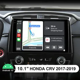 Honda CRV 2017-2019 헤드 장치 용 10.1 인치 안드로이드 자동차 GPS 비디오 내비게이션 라디오 스테레오 플레이어