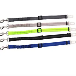 Collares para perros Correas Seguridad para mascotas Vehículo Cinturón de seguridad para automóvil Arnés de cinturón de seguridad reflectante elástico Clip de correa de plomo Levert LX2312Dog