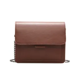 Spring new ins all match wide shoulder strap small square bag retro single hand bag women branded handbag luxury