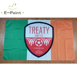 Договор United FC On Ireland Флаг 3*5 футов (90 см * 150 см) Полиэстеровый флаг Баннерное украшение летающие флаги для дома и сада Праздничные подарки