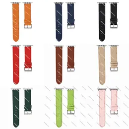 fashion Designer G Luxury Strap Gift Watchbands for Watch Band 42mm 38mm 40mm 44mm iwatch 3 4 5 SE 6 7 bands Leather Bracelet Fashion Wristband Print Stripes watchband