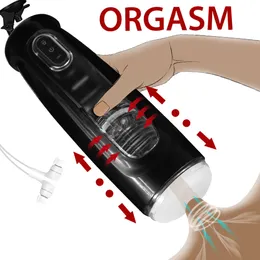 Automatic Telescopic Rotation Male Masturbator Hands Free Stroker 10 Modes Masturbation Cup With sexyy Japanese Women Real Voice